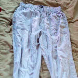 Retro washed-out baggy high waisted